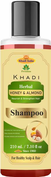 Premium Khadi Honey & Almond Shampoo -Pack of 1