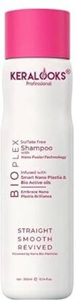 keralooks professional Bioplex sulfate free shampoo - STRAIGHT | SMOOTH | REVIVED