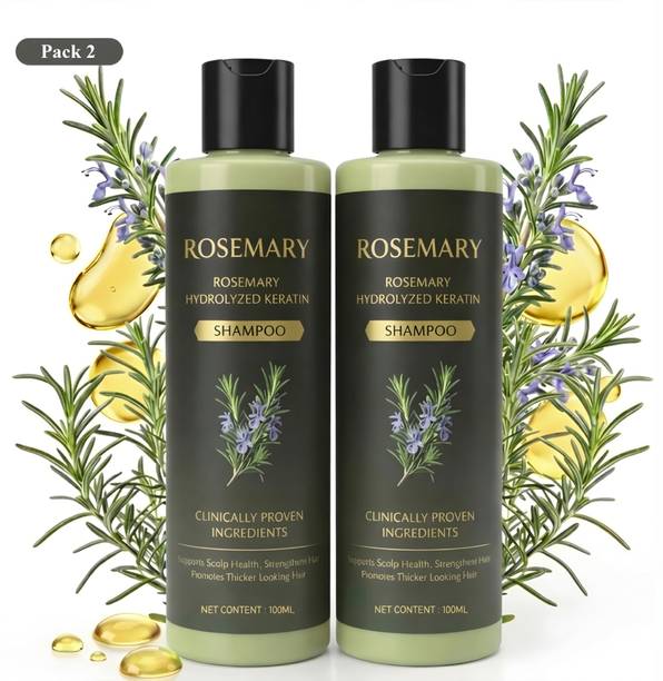 seekolo 2 pack Kerarose Daily Use Rosemary Hair Strengthening Shampoo Reduces Hair Fall