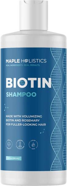 Maple Holistics Biotin Shampoo with Rosemary Oil for Hair Growth, Thickening & Volume