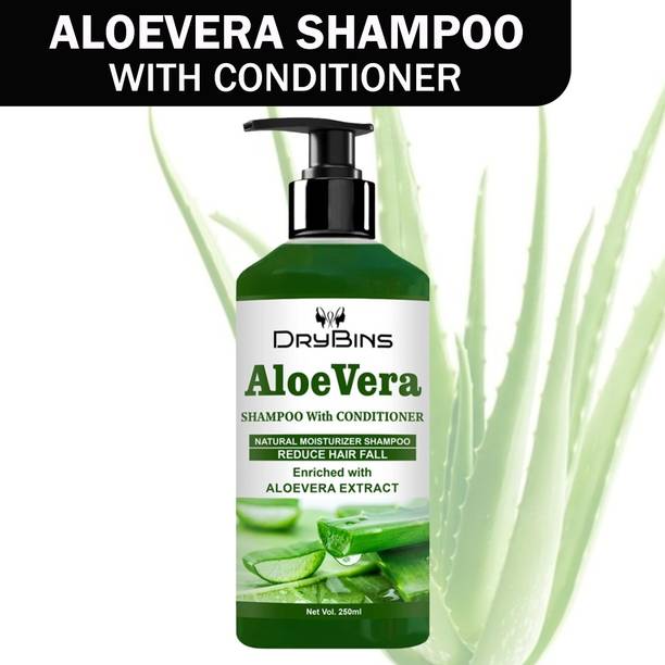 DRYBINS Aloe Vera Shampoo With Conditioner Enriched With Extracts & Natural Moisturizer