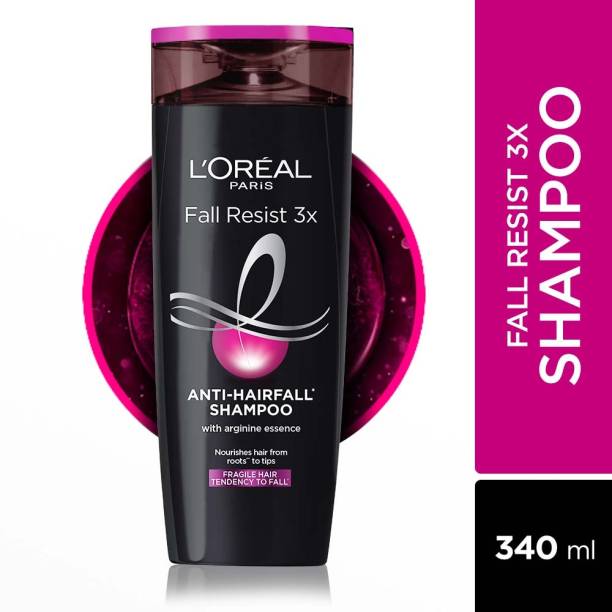 L'Oréal Paris Fall Resist 3X Arginine Anti-Hair Fall Shampoo | For Thinning & Hair Loss