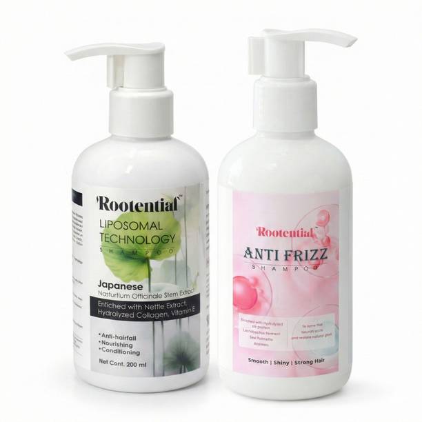 rootential Hair Fall Control, Anti-Frizz Shampoo, Breakage Reduction, Liposomal Technology