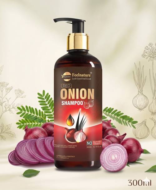 FeelNature Essentials Onion Shampoo for Hair Growth & Hair Fall Control