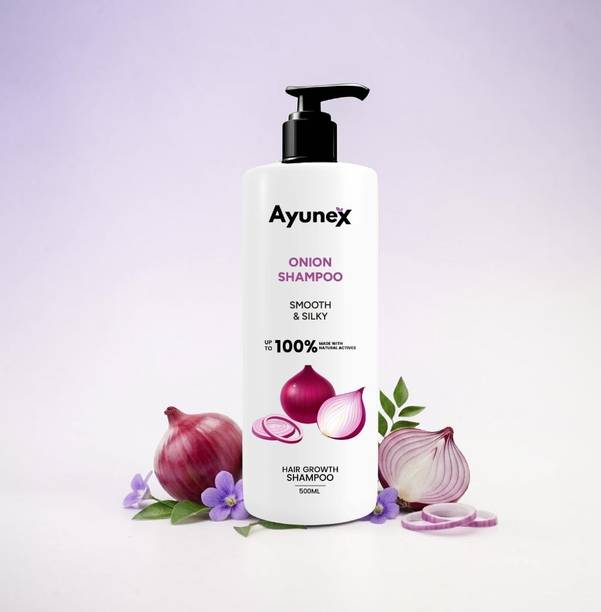 AYUNEX Onion Extract Shampoo 500 ml Nourishing Hair Care Formula