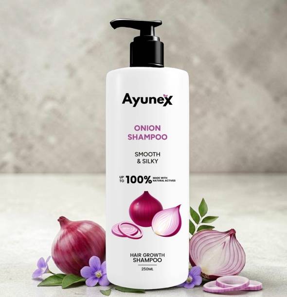 AYUNEX Onion Shampoo 250 ml Hydrating Formula for Dry Hair