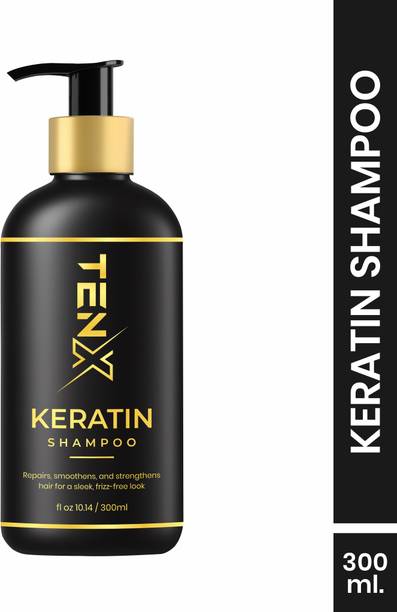 VOLVET VOGUE TENX Keratin Shampoo for Frizzy Hair | Smoothens & Suits | All Hair Types