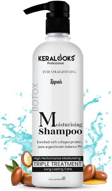 keralooks professional Moisturising Repair straight hair Botox shampoo