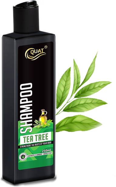 QUAT Tea tree hair shampoo for strengthens the hair roots and long shiny hair