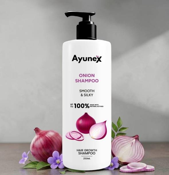 AYUNEX Onion Extract Hair Shampoo 250 ml for Complete Hair Care