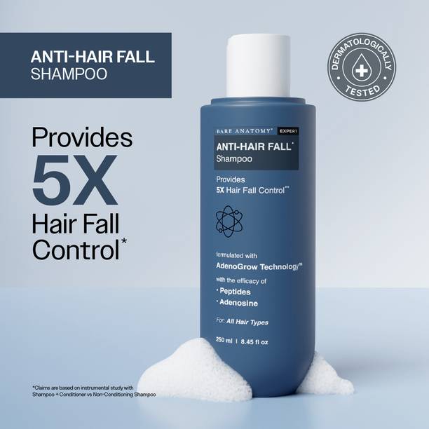 BARE ANATOMY 5X Hair Fall Control Shampoo Hair Growth | Paraben & Sulphate Free Shampoo