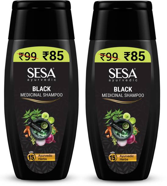 SESA Ayurvedic Shampoo for Hair Fall Control With 17 Natural Herbs