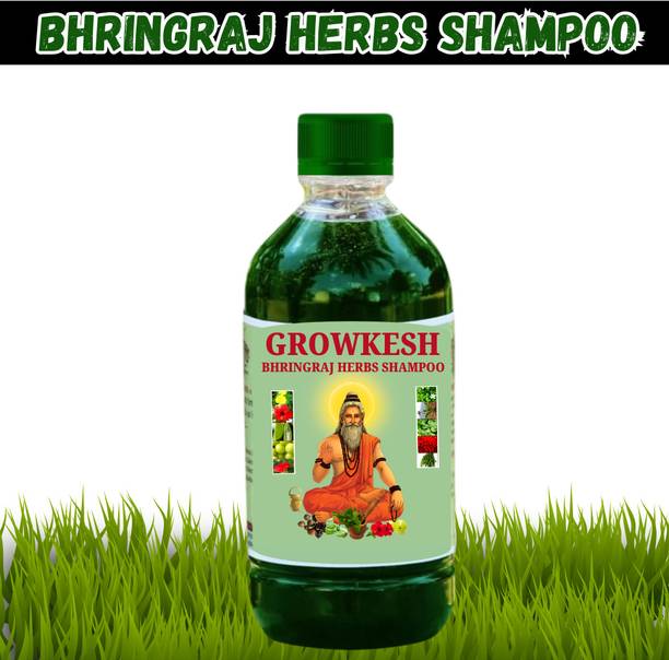 Growkesh All Type of Hair Problem Herbal Growth Hair Shampoo.
