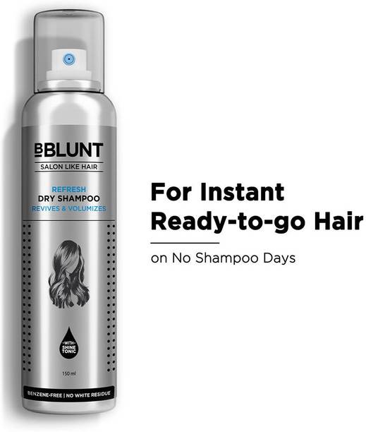 BBlunt Refresh Dry Shampoo to Instantly Refresh & Add Volume | Benzene-Free| No Residue