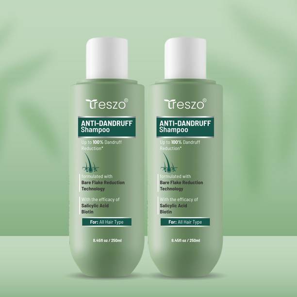 Treszo Anti-Dandruff Shampoo - Upto 100% Dandruff Reduction