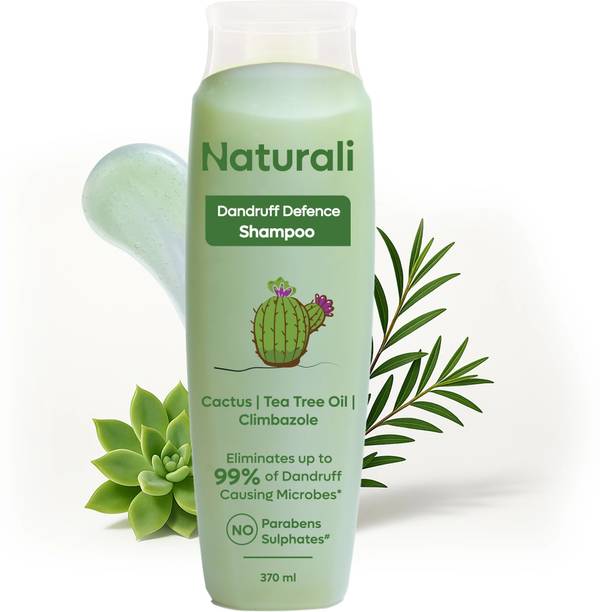 Naturali Shampoo For Dandruff | Tea Tree Oil | Sulphate & Paraben Free | For Oily Scalp