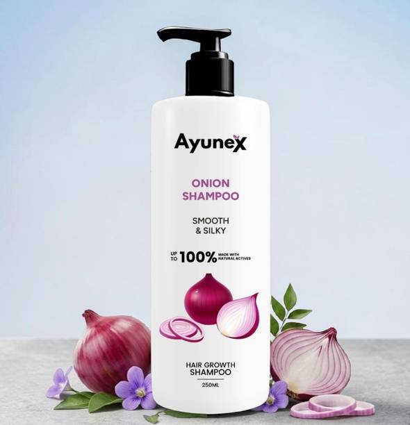 AYUNEX Onion Hair Shampoo 250 ml for Clean, Fresh & Healthy Hair