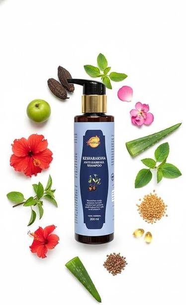 Blending Boons Of Gratitude Kesharaksha Anti-Fall Herbal Shampoo | Sulphate-Free & Chemical-Free Cleanser