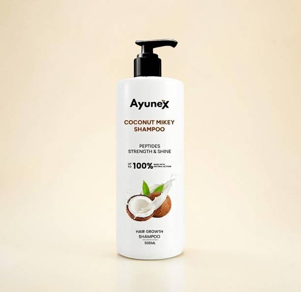 AYUNEX Coconut Shampoo 500ml Deep Cleansing & Moisture Care