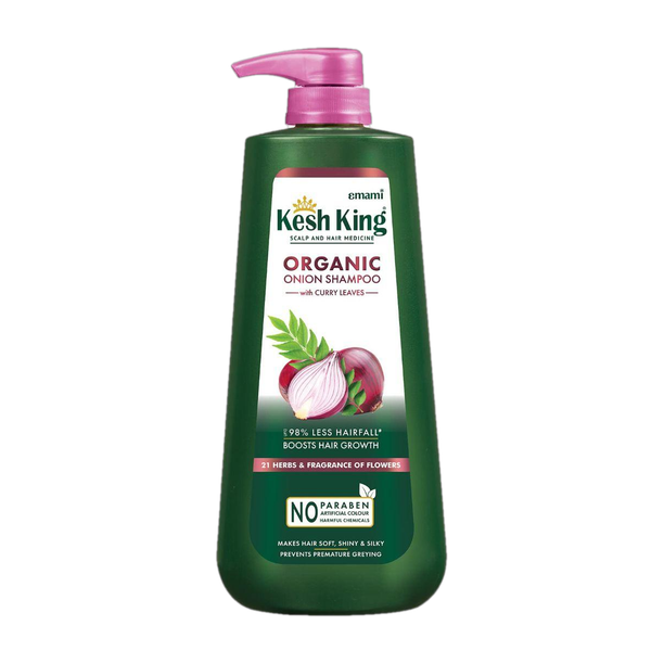 Kesh King Organic Onion Shampoo with Curry Leaves Anti Hair Fall Paraben Free