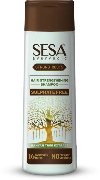 SESA Ayurvedic Strong Roots Sulphate Free Hair Strengthening Shampoo for Hair Growth