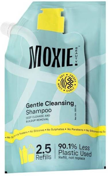 MOXIE BEAUTY Shampoo For Frizzy, Dry, Wavy & Curly Hair | Sulfate, Paraben & Silicone-Free |
