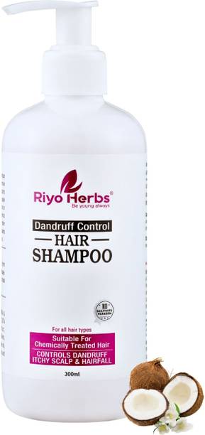 Riyo Herbs Dandruff Control Shampoo 300ml | Anti Dandruff, Hair Fall Control & Itchy Scalp