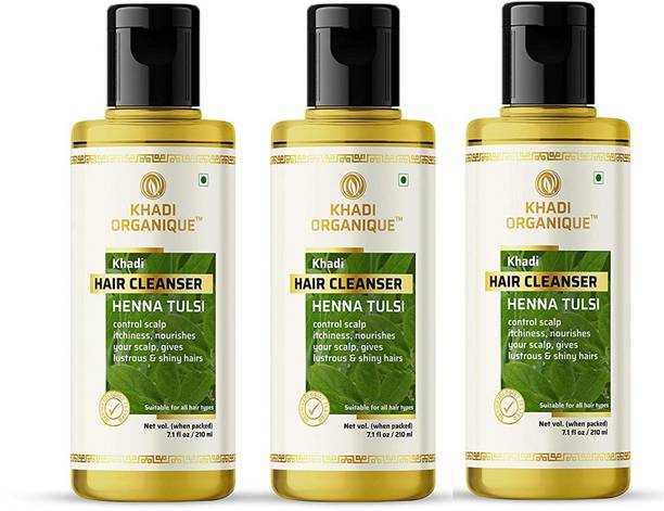 khadi ORGANIQUE Henna Tulsi hair cleanser