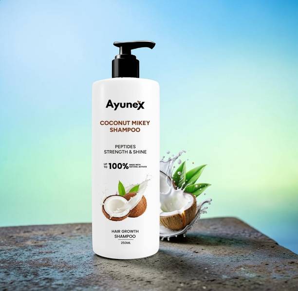 AYUNEX Coconut Hair Shampoo 250ml with Coconut Extracts