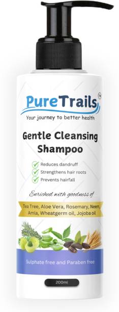 PURETRAILS Gentle Cleansing Shampoo, - Anti-Dandruff, Anti Hair fall,