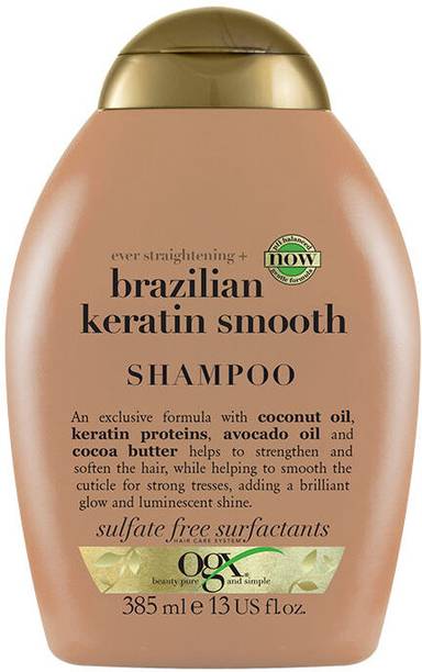 ogx Brazilian Keratin Shampoo - Nourishing Hair Care for Smoothness and Shine