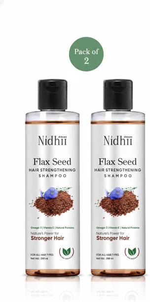 Nidhii Skincare Flax Seed Hair Strengthening Shampoo Strengthens & Nourishes Scalp
