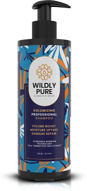 Wildly Pure Natural Volumizing Keratin Shampoo for Thin Hair | Plant Protein | No Sulphate