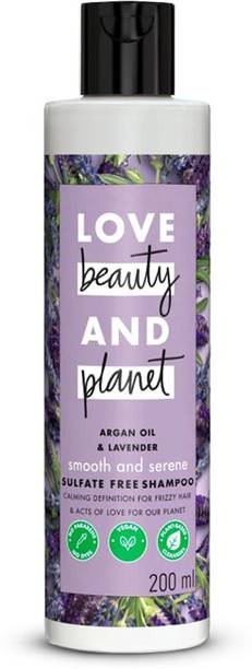 Love Beauty And Planet Argan Oil and Lavender Sulfate Free Smooth and Serene Shampoo SET OF A