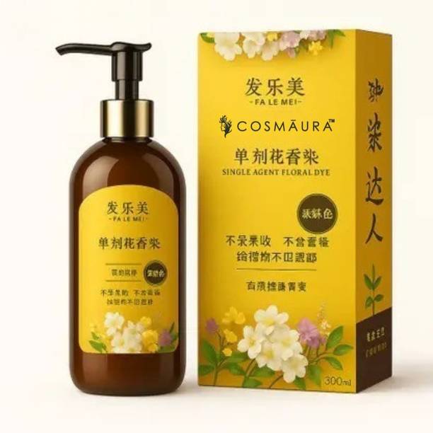 cosmaura Japanese Hair Dye | Natural Plant Shampoo | For Men & Women (300 ml)