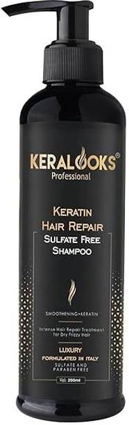 keralooks professional Keratin Hair Repair Sulphate free Shampoo For Dry and Frizzy Hair