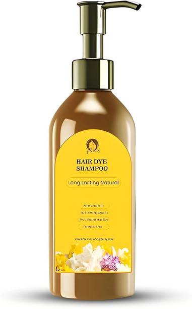 GLOWHEX Hair dye shampoo for Women & Men Deep Pigment for Long-Lasting Results