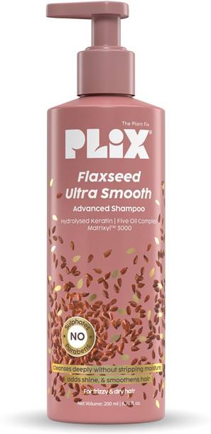 The Plant Fix Plix Flaxseed Ultrasmooth Advanced Shampoo | For Smooth & Shiny Hair