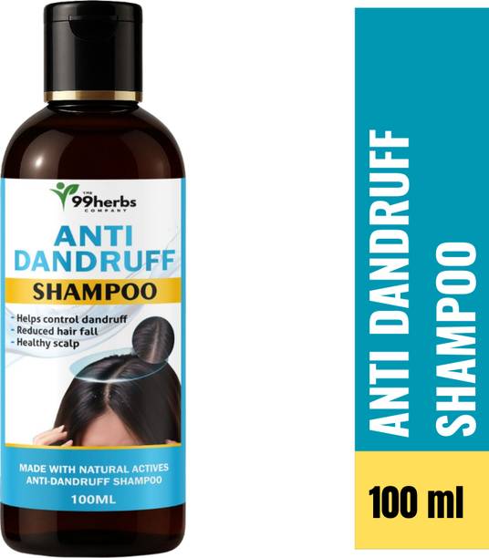 The 99 Herbs Company (Pack of 1) Anti Dandruff Shampoo 100ml Gentle Wash