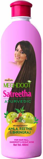 MEGHDOOT Ayurvedic Satreetha Shampoo for Dandruff and Scalp Acne, 400ml, Pack of 1