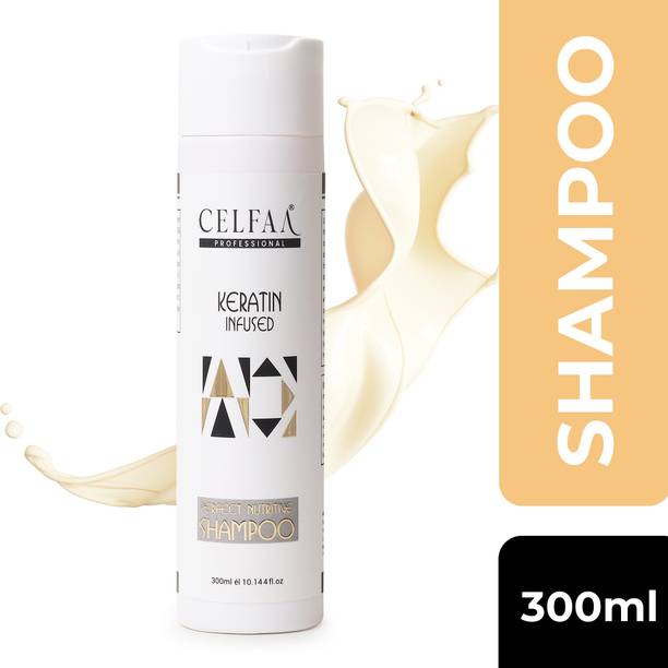 CELFAA PROFESSIONAL Hair Shampoo Keratin Infused | Dry, Frizz & Hair Repire Shampoo | Sulphet Free