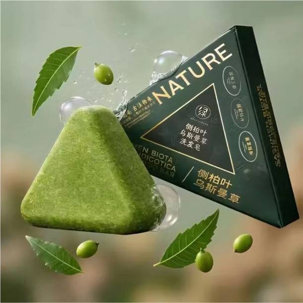 FLLEK Natural Herbal Shampoo Bar F7 for Hair Fall Control & Hair Growth