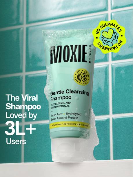 MOXIE BEAUTY Gentle Cleansing Shampoo | 100% softer & 1.5x stronger hair | Travel Size