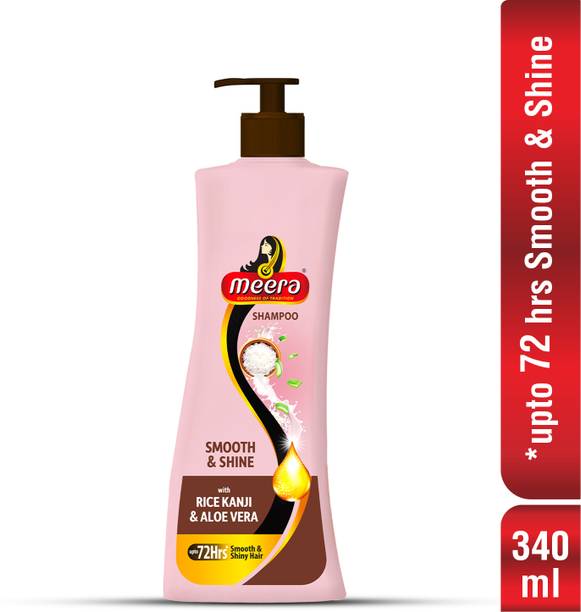 Meera Shampoo with Rice Kanji and Aloe Vera for Smooth and Shiny Hair upto 72 Hours