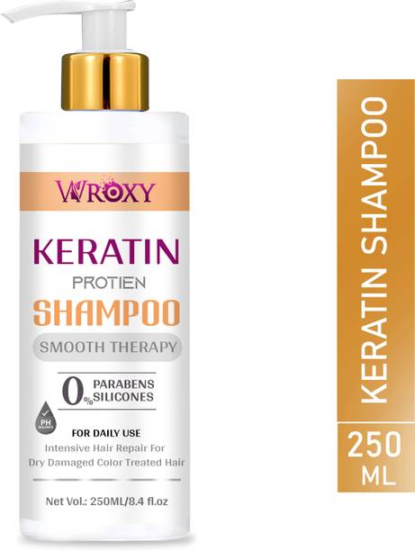 Wroxy Keratin protien shampoo for Straighter, Shinier Hair