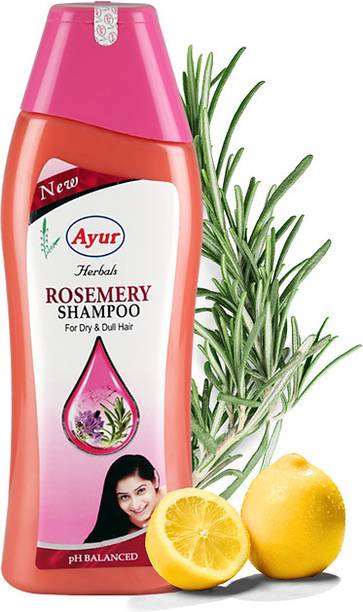 AYUR HERBALS Rosemery Shampoo with Lemon I Best Suited for Dry hair I