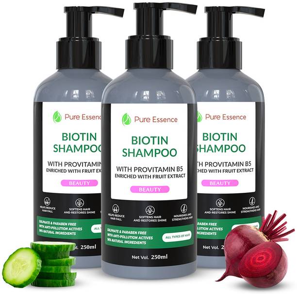 Pure Nutrition Biotin Shampoo with Pentavitin Promote Healthy Hair Growth & Strength