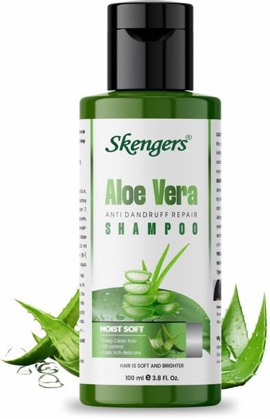 skengers Natural Aloe vera Shampoo Soft & Shiner Hair Daily Usages
