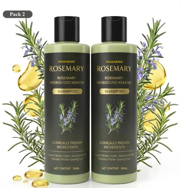 Drakarees Kerarose Daily Use Rosemary Hair Strengthening Shampoo Reduces Hair Fall