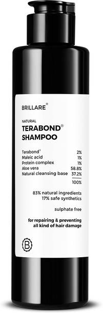 BRILLARE Terabond Bond Repair Shampoo | Repairs Damaged Hair for Frizzy & Dry Hair